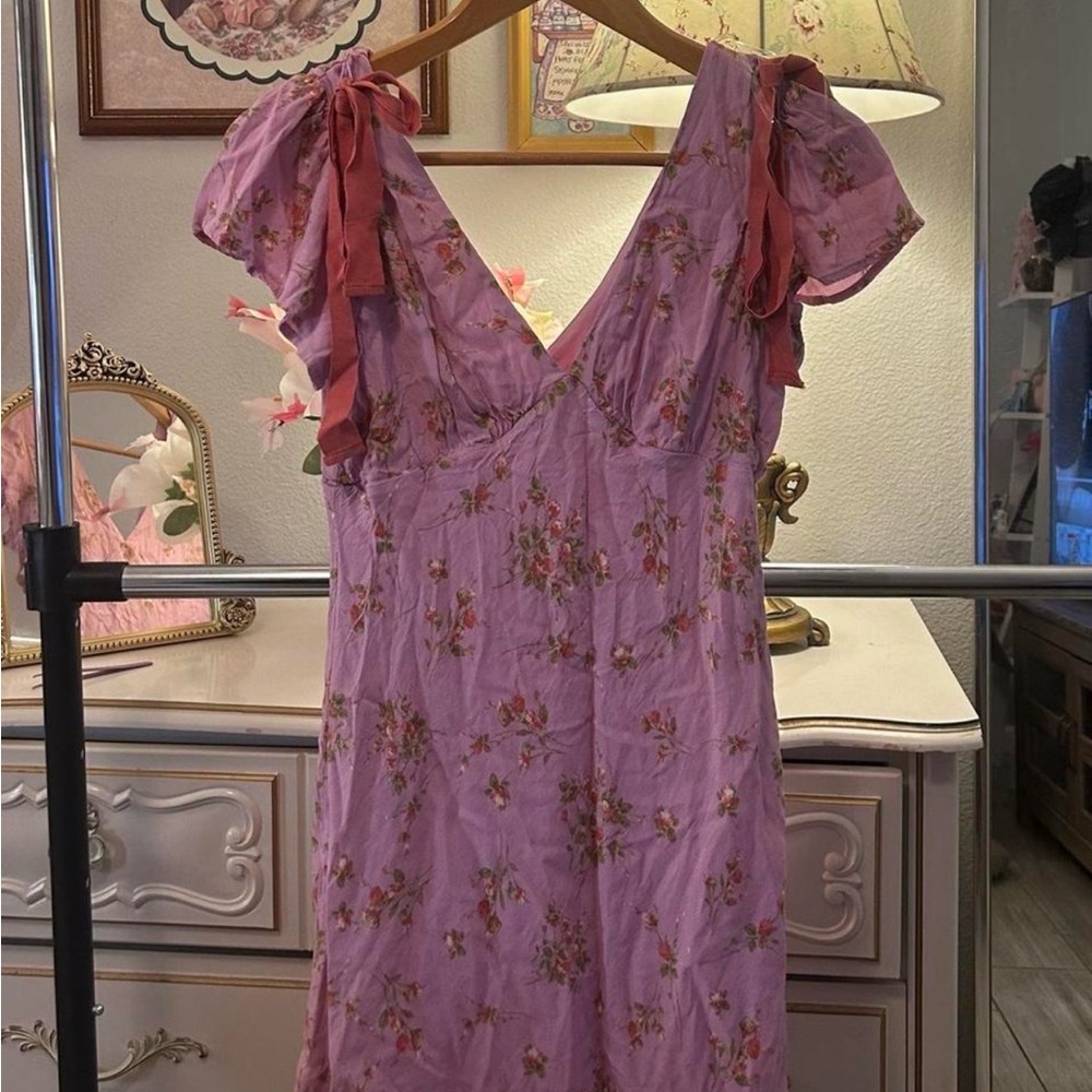 Wild Fable Pink Floral Mini Dress